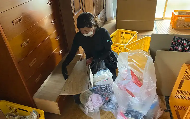 愛知県一宮市のゴミ屋敷・汚部屋掃除クリーン138のサービス：ゴミや不用品整理・処分