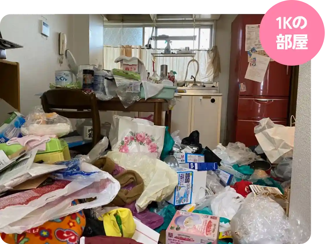 ゴミ屋敷・汚部屋の片付け料金目安