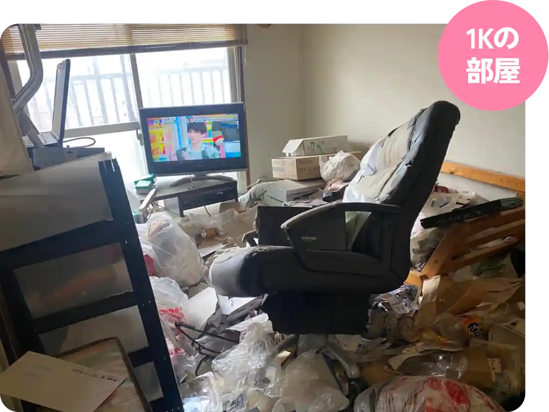 ゴミ屋敷・汚部屋の片付け料金目安