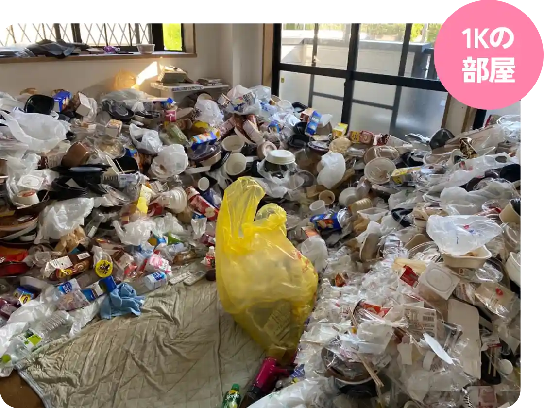 ゴミ屋敷・汚部屋の片付け料金目安