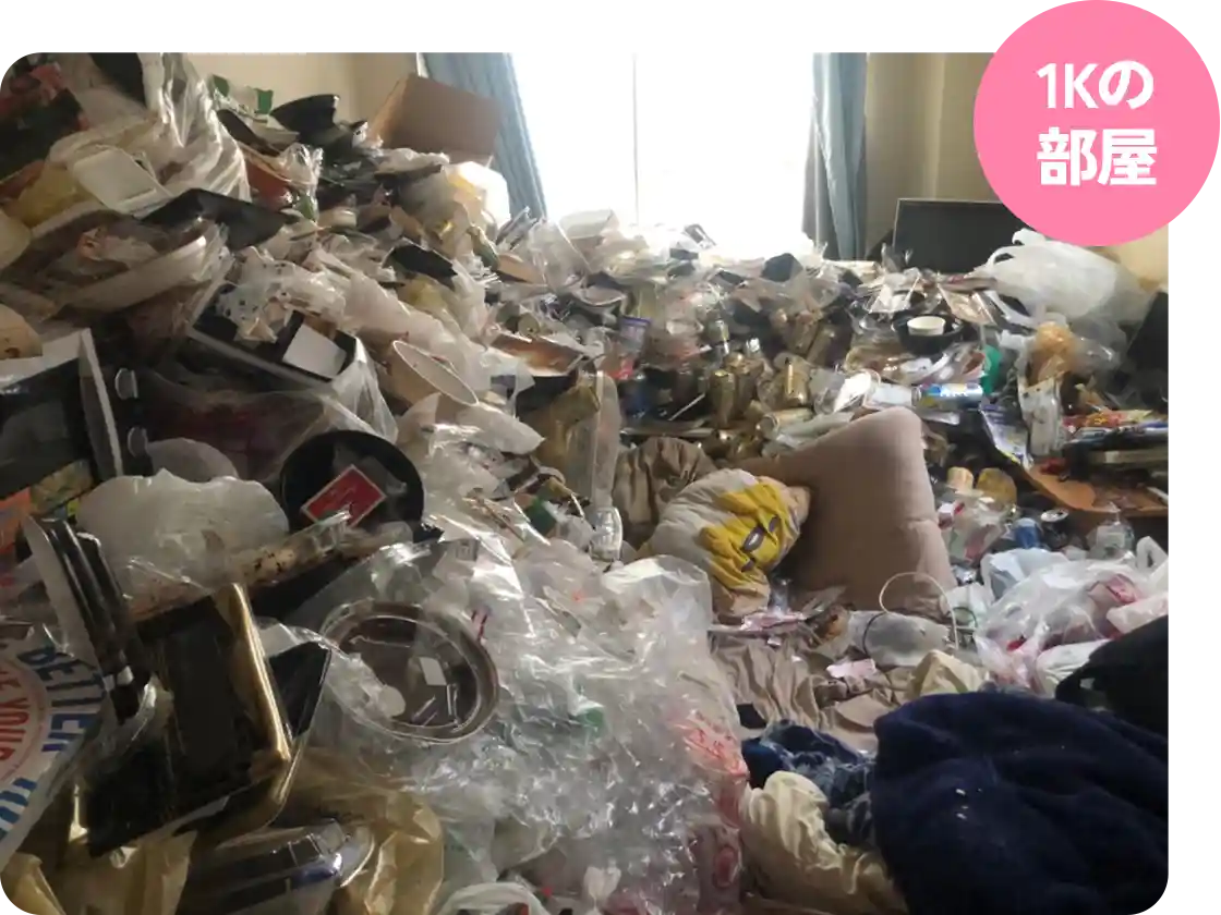 ゴミ屋敷・汚部屋の片付け料金目安