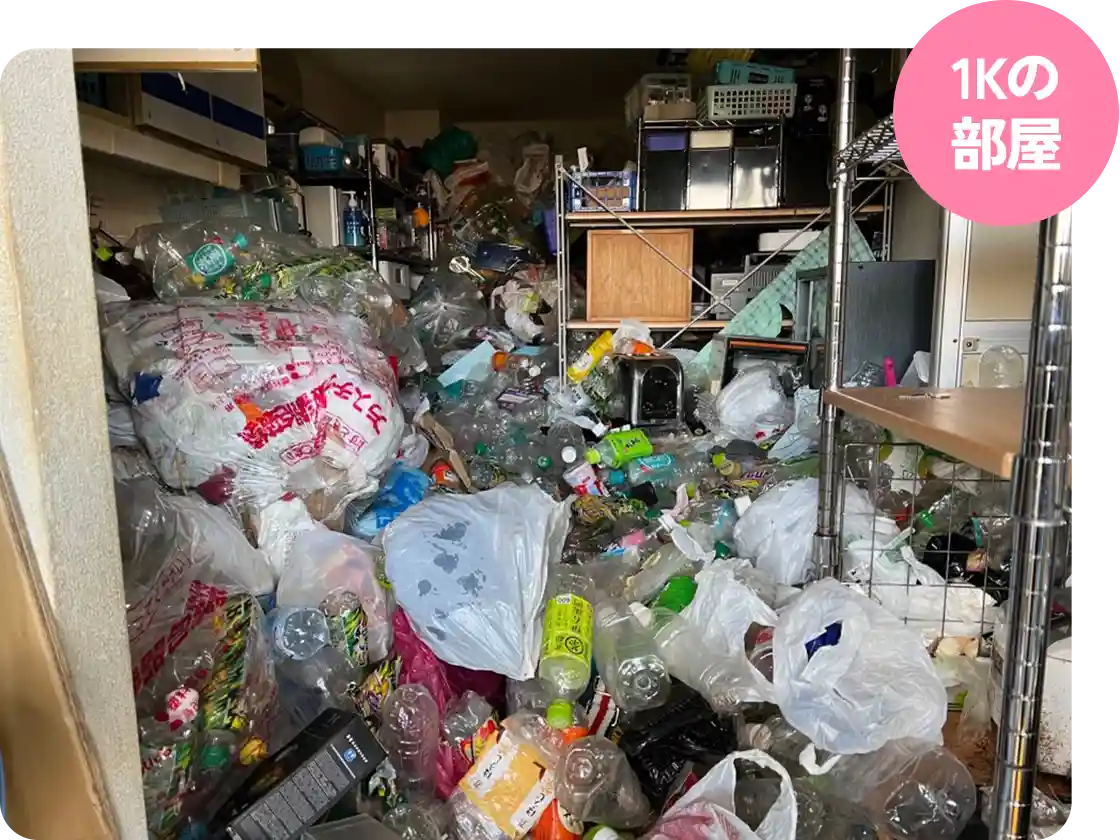 ゴミ屋敷・汚部屋の片付け料金目安