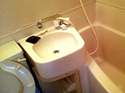 岐阜県岐阜市の汚部屋の浴室の清掃・クリーニング