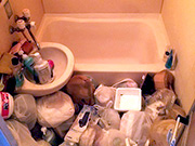 愛知県半田市の汚部屋の浴室の清掃・クリーニング