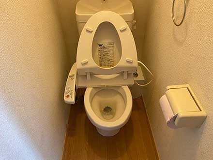愛知県犬山市のトイレ・洗面の清掃・クリーニング作業後