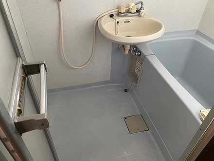 愛知県津島市の汚部屋の浴室の清掃・クリーニング作業後